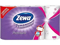 Полотенца бумажные кухонные Premium Decor 4 рул. Zewa