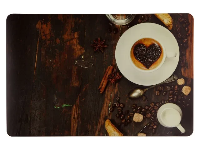 Салфетка сервировочная полипропиленовая "Coffee", 43.5х28.2 см, PERFECTO LINEA - фото 1 - id-p208553972