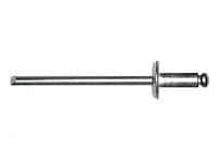Заклепка вытяжная 3.2х6 мм сталь/сталь, цинк (2000 шт в карт. уп.) STARFIX