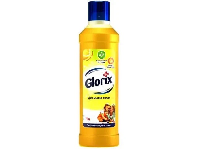 Средство чистящее жидкое для мытья пола Лимонная энергия 1 л Glorix - фото 1 - id-p199809681