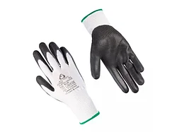 Перчатки с защитой от порезов 3 кл., р-р 8/M, (полиурет. покрыт.) серые, JetaSafety (перчатки стекольщика,