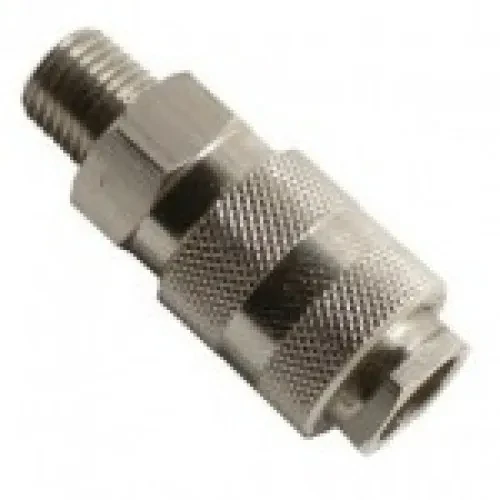 Быстросъёмное соединение с клапаном наружная резьба  1/4" "Prowin"