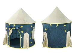 Домик- палатка игровая детская, Ракета, ARIZONE (Отличный подарок ребенку. Звезды  светятся в темноте.)