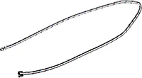 STAYER 1/2 , 1.2 м, гайка-штуцер, Гибкая подводка с укороченным штуцером для смесителей (51016-120)