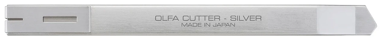 Нож OLFA с выдвижным лезвием и корпусом из нержавеющей стали, 9мм - фото 1 - id-p205297360