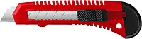 Нож из АБС пластика со сдвижным фиксатором АБС-18, сегмент. лезвия 18 мм, ЗУБР