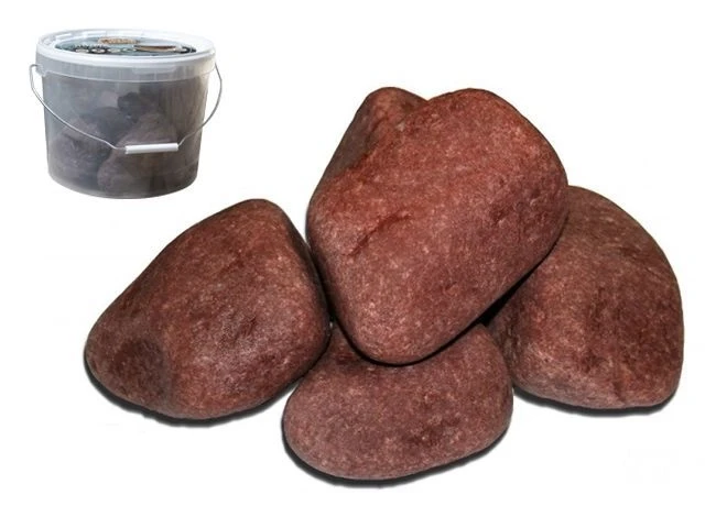 Камень для бани Яшма, обвалованный, ведро по 10 кг, ARIZONE - фото 1 - id-p197478566