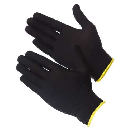 GWARD Touch Black Перчатки нейлоновые черного цвета без покрытия  (размер 8 (M))