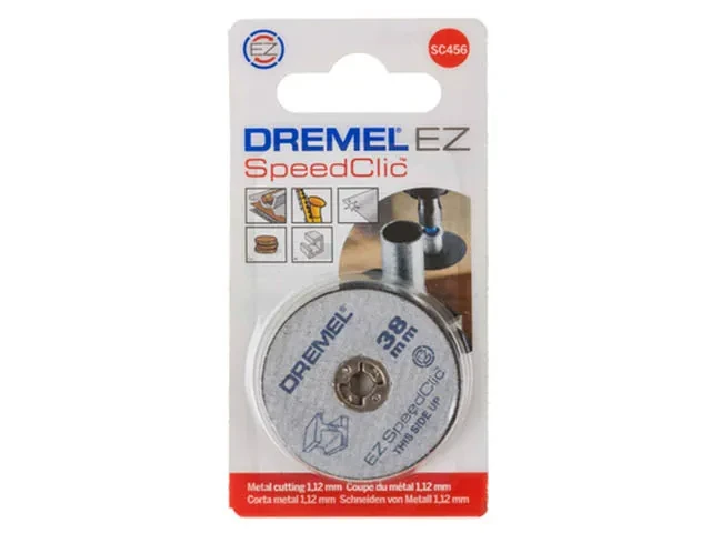 Круг отрезной 38 мм по металлу DREMEL SPEED CLIC SC456 (5 шт) - фото 1 - id-p199404802