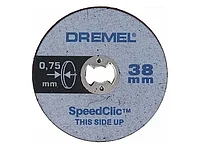 Круг отрезной 38 мм по металлу DREMEL SPEED CLIC SC409 (5 шт)