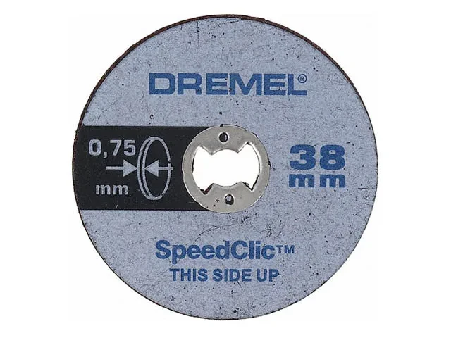 Круг отрезной 38 мм по металлу DREMEL SPEED CLIC SC409 (5 шт) - фото 1 - id-p199404813