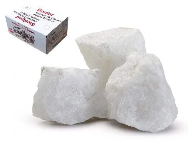 Камень для бани Кварц (жаркий лед), колотый, коробка по 10 кг, ARIZONE - фото 1 - id-p199810110
