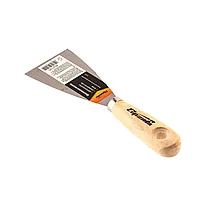 Шпательная лопатка из углеродистой стали, 60 мм, деревянная ручка Sparta