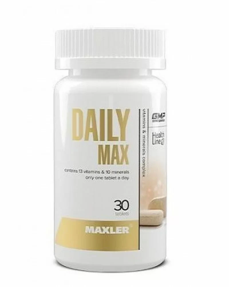 Витамины Daily Max Maxler, 30 табл. - фото 1 - id-p222713514