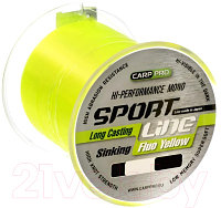 Леска монофильная Carp Pro Sport Line Fluo Yellow 1000M / CP2110-0185