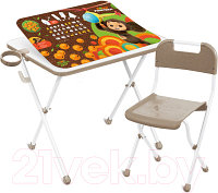 Комплект мебели с детским столом Ника Чебурашка / КАМ-Р/ЧБ1