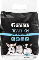 Одноразовая пеленка для животных Gamma 60x90 / 30552007