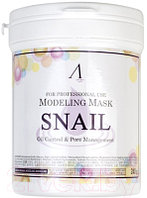 Маска для лица альгинатная Anskin Original Snail Modeling Mask