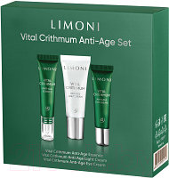 Набор косметики для лица Limoni Vital Crithmum Anti-Age Care Крем Light+Крем для век+Эссенция