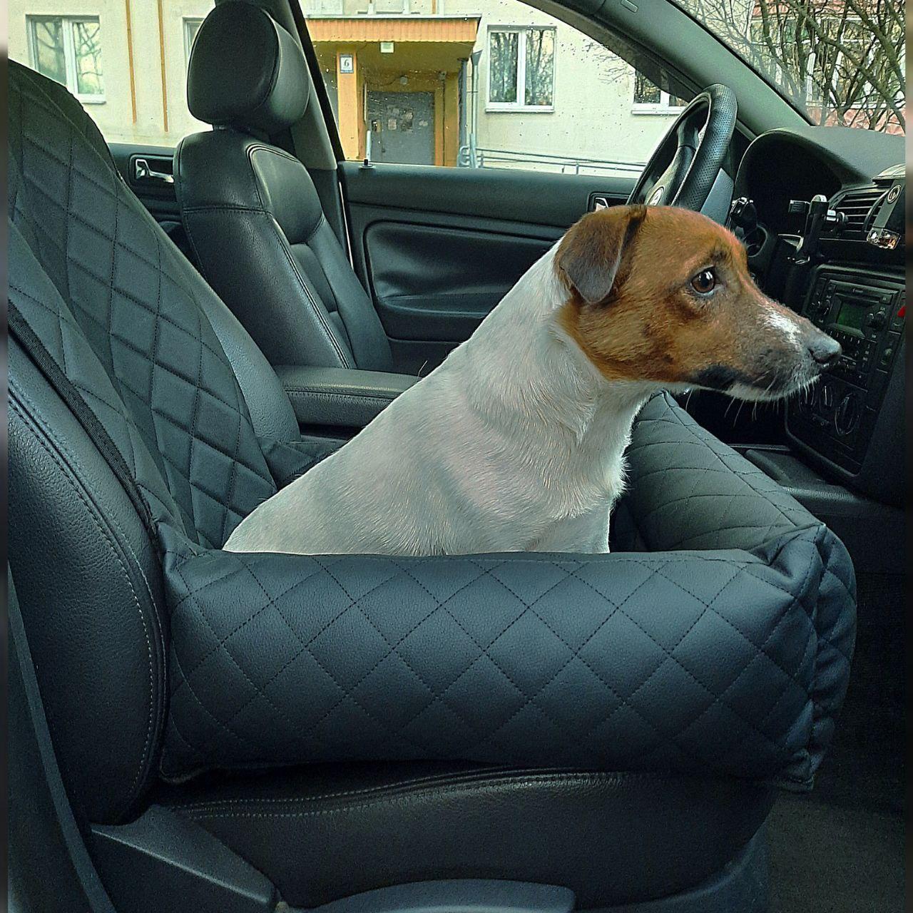 Автокресло для перевозки собак, лежак в машину для животных - фото 10 - id-p176991950