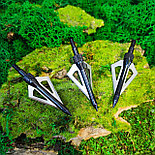 Наконечник OZ Traditional трехлезвенный 100 гран 3 шт (черный), фото 7