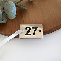 Номер на кресло N23 (размер 4*2,5 см)