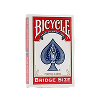 Карты игральные Bicycle Bridge Size (красная рубашка)