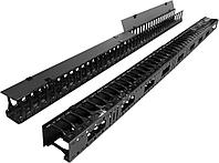 Вертикальные органайзеры с пластиковыми пальцами 149 мм, 42U, для шкафов Business шириной 800 мм, 2 шт.,