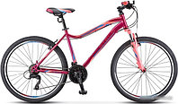 Велосипед Stels Miss 5000 V 26 K010 р.18 2021 (красный/розовый)
