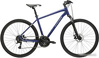 Велосипед Kross Evado 3.0 L/21" 2024 (темно-синий/серебристый матовый)
