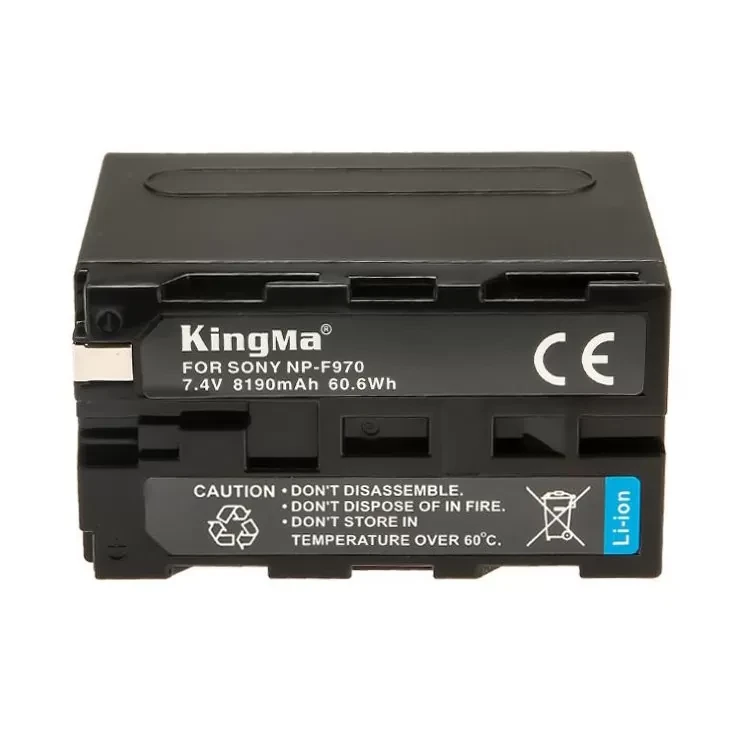 Аккумулятор KingMa NP-F970 8190mAh - фото 2 - id-p226743609
