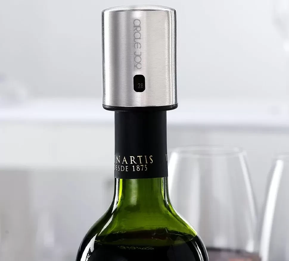 Вакуумная пробка для вина Circle Joy Wine Bottle Stopper - фото 6 - id-p226738400