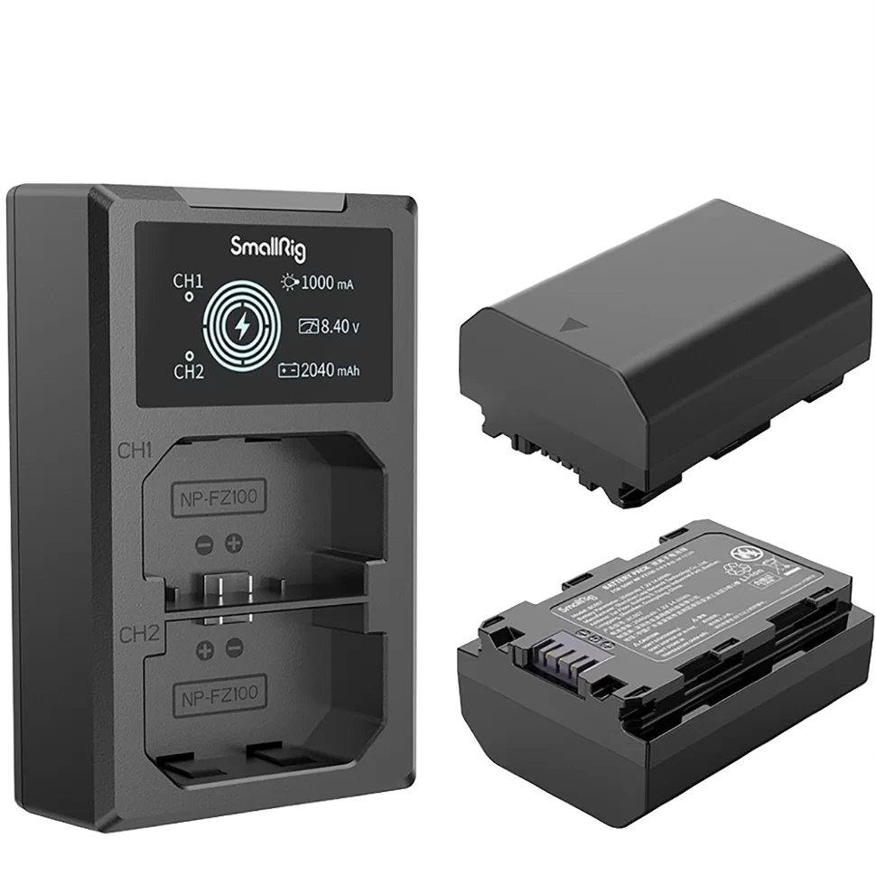 2 аккумулятора NP-FZ100 + зарядное устройство SmallRig 3824 - фото 1 - id-p226743591