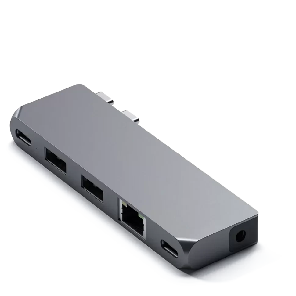 Хаб Satechi Pro Hub Mini Серый - фото 1 - id-p226741179