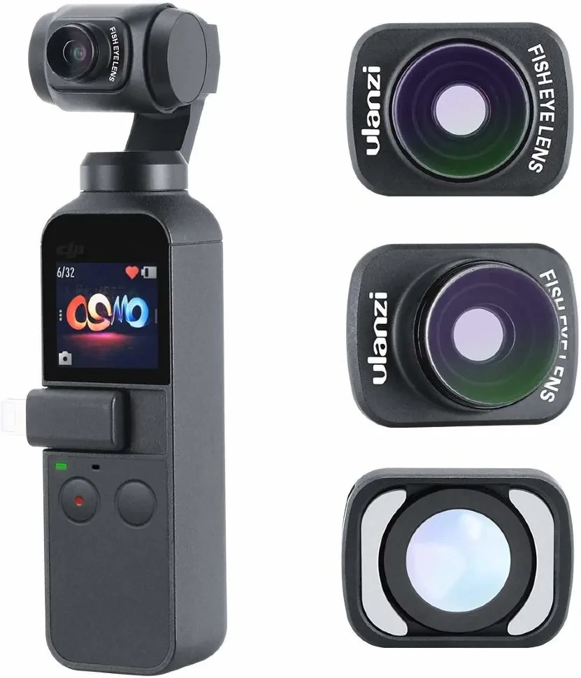 Объектив Ulanzi OP-8 Fisheye Lens для Osmo Pocket - фото 8 - id-p226761073
