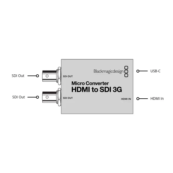 Микро конвертер Blackmagic Micro Converter HDMI - SDI 3G - фото 8 - id-p226743087
