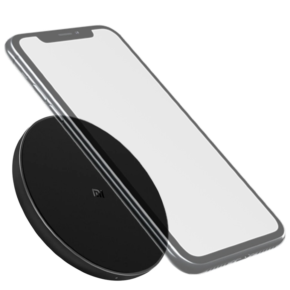Беспроводная зарядка Xiaomi Mi Wireless Charger 10W Чёрная - фото 1 - id-p226740606