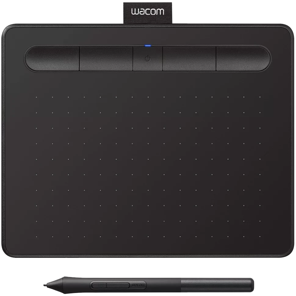 Графический планшет Wacom Intuos S Bluetooth Чёрный - фото 1 - id-p226742003