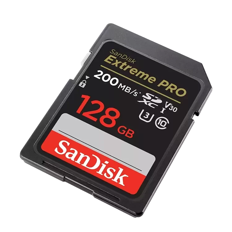 Карта памяти SanDisk Extreme Pro 128Gb SDXC UHS-I U3 V30 - фото 2 - id-p226761564