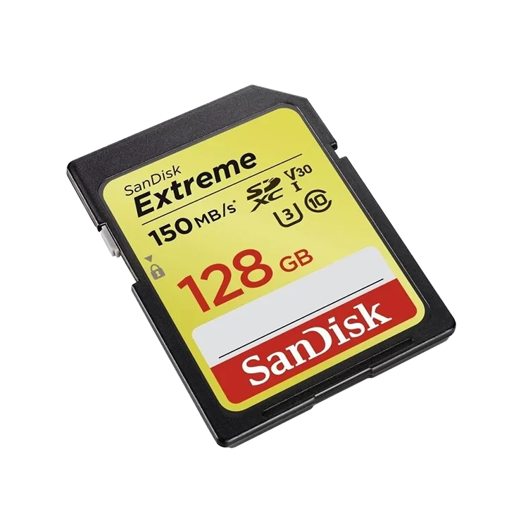Карта памяти Sandisk Extreme SDXC Card 128GB V30 UHS-I U3 - фото 2 - id-p226761536