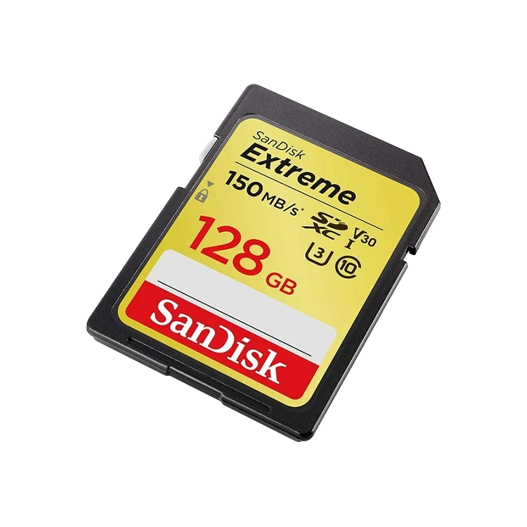 Карта памяти Sandisk Extreme SDXC Card 128GB V30 UHS-I U3 - фото 3 - id-p226761536