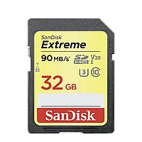 Карта памяти SanDisk Extreme SDHC 32Gb UHS-I U3