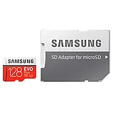 Карта памяти Samsung EVO Plus microSDXC 128Gb HA/RU Class10 UHS-I U3 + SD Adapter, фото 3