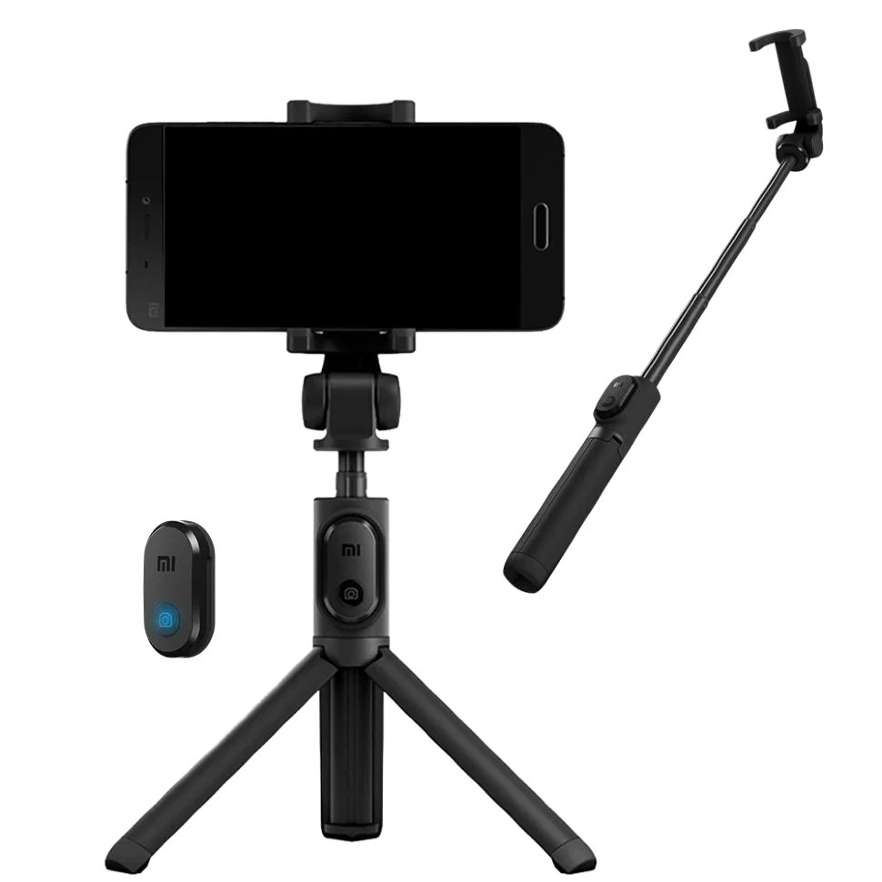 Монопод-штатив Xiaomi Mi Selfie Stick Tripod Чёрный - фото 1 - id-p226744294
