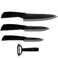 Набор керамических ножей HuoHou HU0010 Nano Ceramic Knife Черный