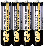 Батарейка солевая GP Supercell AAA, R03, 1.5V, 4 шт.