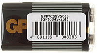 Батарейка солевая GP Supercell 6F22, 9V, тип «Крона»