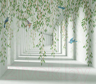 Фотообои листовые Citydecor Flower tunnel 3d 3