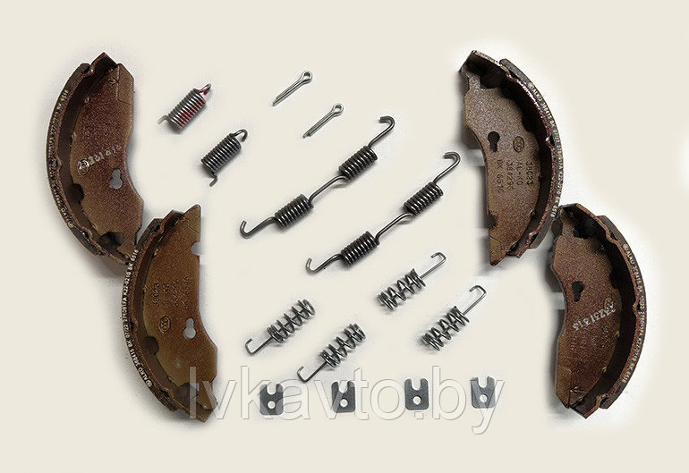 ТОРМОЗНЫЕ КОЛОДКИ AL-KO 1635/1636/1636G/1637 (БАРАБАН 160 ММ)