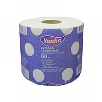 Бумага туалетная "Yanka", 60м, на втулке, РБ (продаётся кратно 48рул)